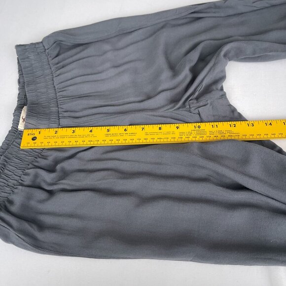 Hollister High-Rise Elastic Waistband Jogger Pants Lightweight Gray Women S - Picture 8 of 11